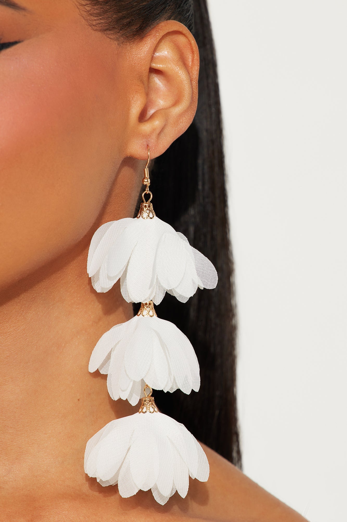 Mova Garden Earrings - White