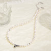 Titanium Steel Freshwater Pearl Necklace