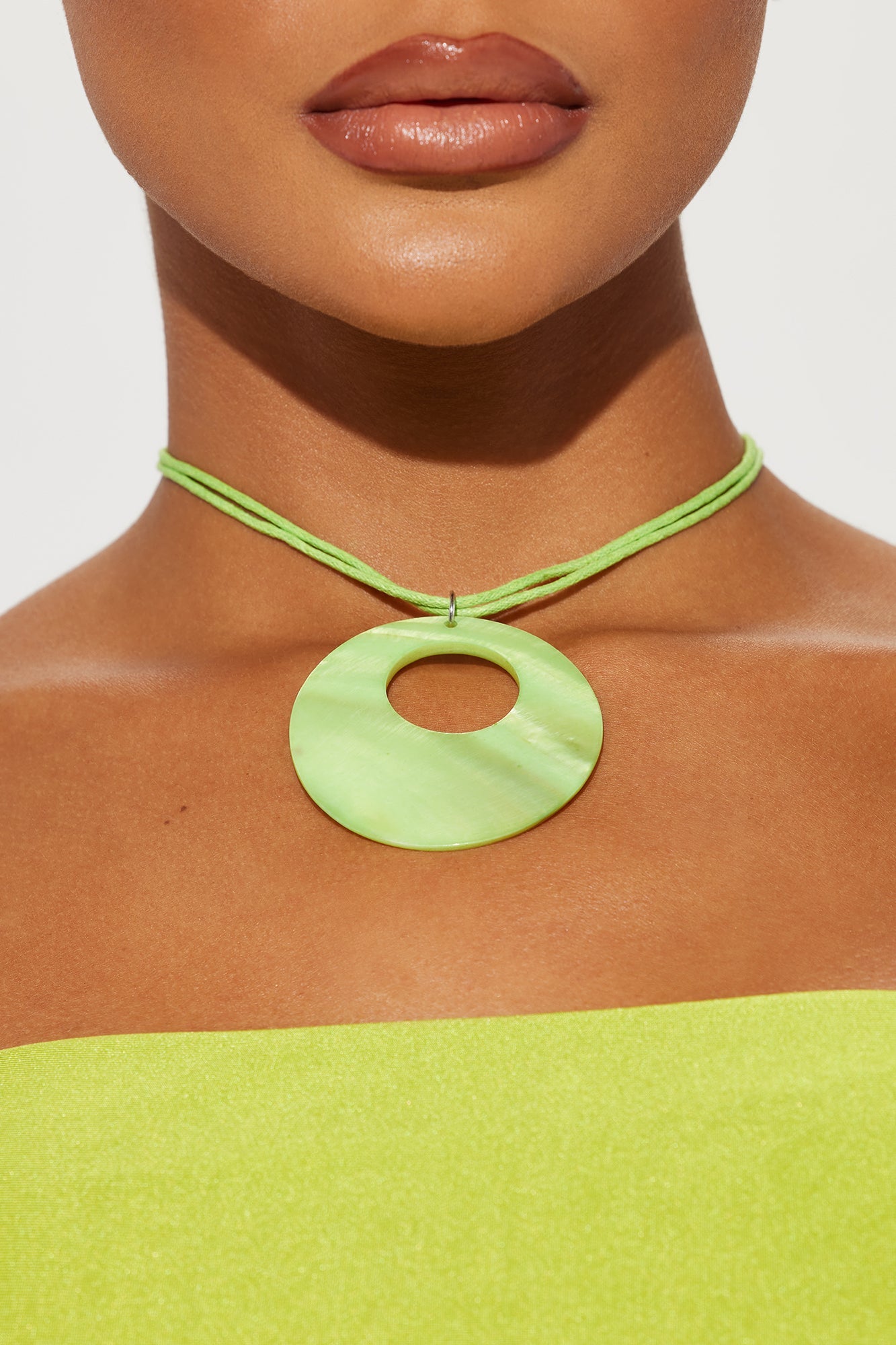 Palm Breeze Necklace - Green
