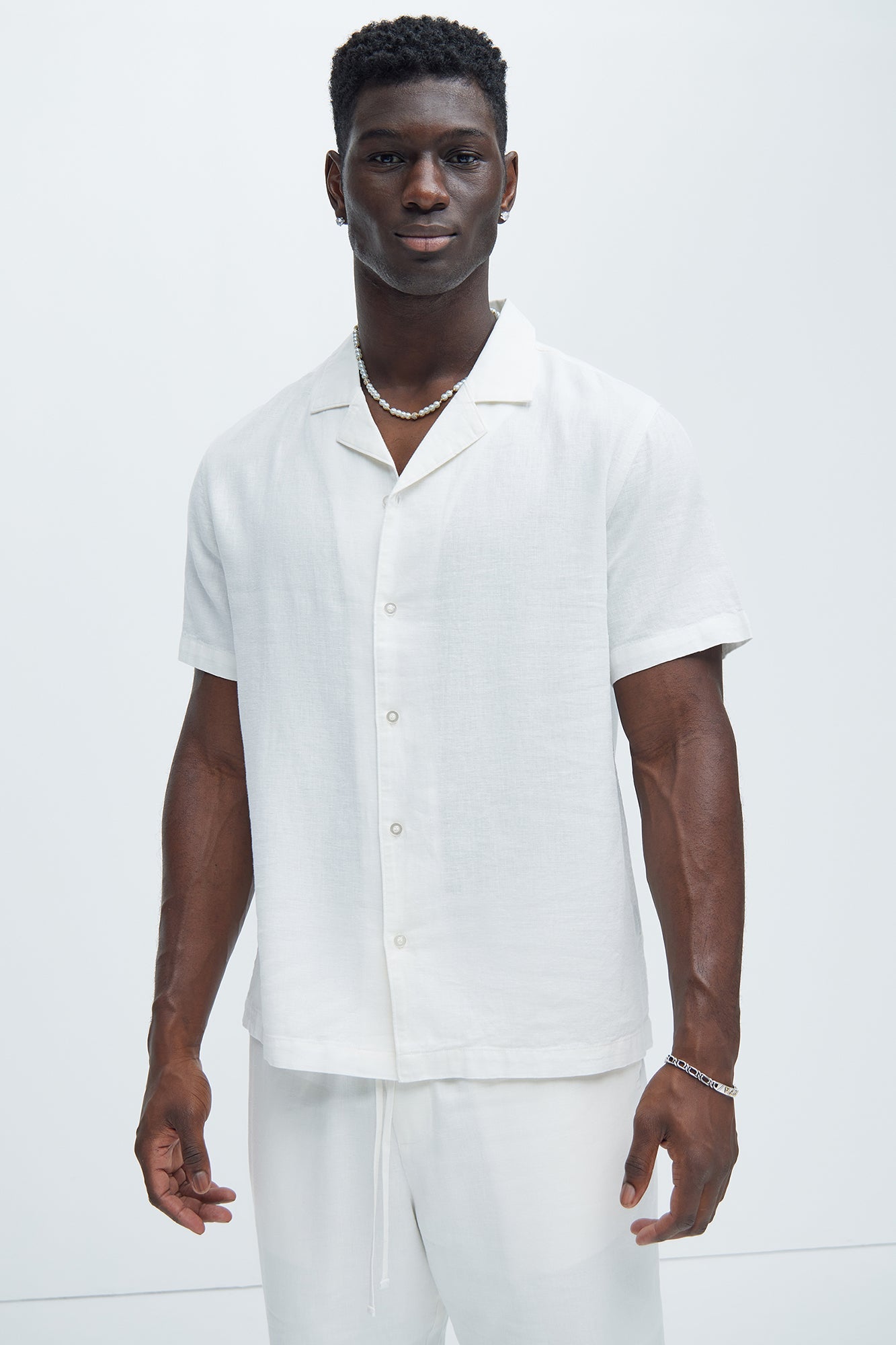 Bahamas Linen Shirt - White