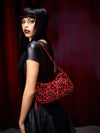 Kem Elegant Ladies Red Leopard Print Shoulder Bag