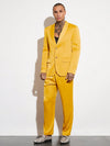 Men&#39;s 2Pc Set Notched Lapel Single Breasted Party Blazer and Suit Pants