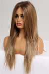 13*2&quot; Lace Front Wigs Synthetic Long Straight 26&#39;&#39; 150% Density