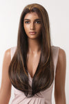 13*2&quot; Lace Front Wigs Synthetic Long Straight 26&quot; 150% Density