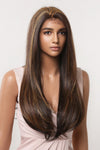 13*2&quot; Lace Front Wigs Synthetic Long Straight 26&quot; 150% Density