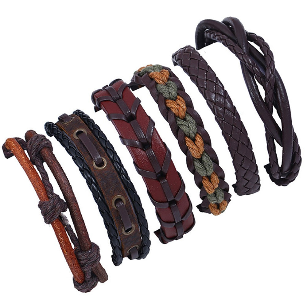 Vintage Braided Hand-Woven Multi-Layer Leather Bracelet