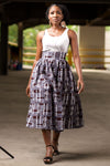 Berhane African Print Ankara Midi Skirt
