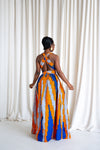 Somie African Print Maxi Infinity Dress