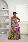 Ope African Print Maxi Infinity Dress