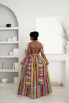 Ope African Print Maxi Infinity Dress