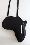 Africa Bag / Backpack - Black Leather (Medium)