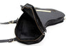 Africa shaped Bag / Backpack- Black Leather (Large) ...