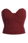 Berry Davina Sweater Knit Bustier Top