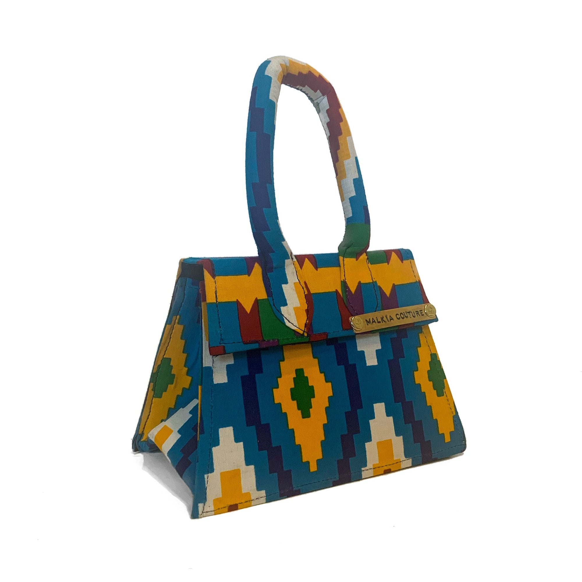 Jina - African Print Satchel Bag