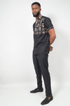 Jioni Ankara Men&#39;s Suit – Black
