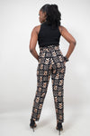 Jioni African Print Ankara Trousers – Pink, Black