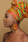 RUFARO African Print Kente Head Wrap