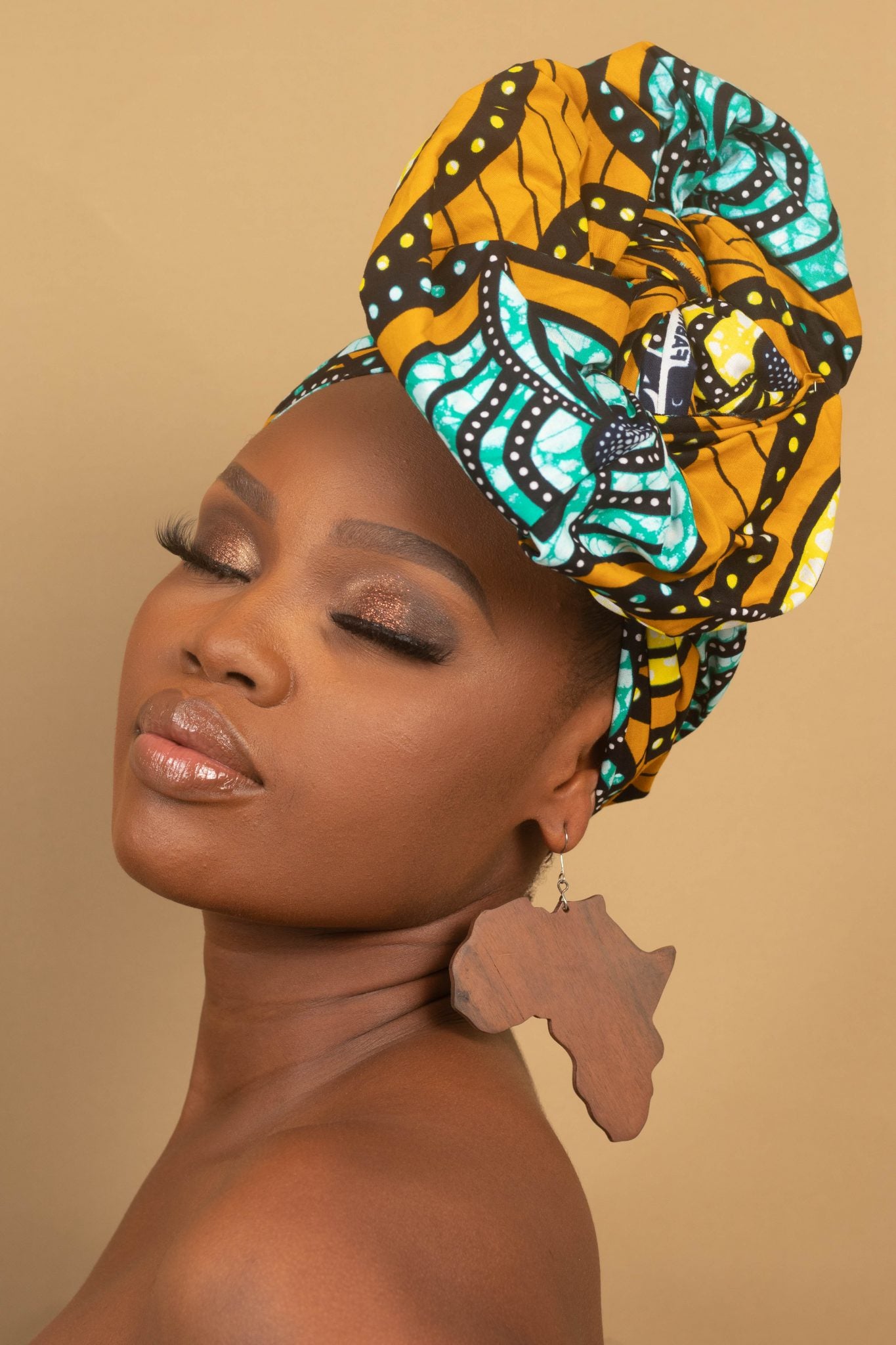 Taraji African Print Head Wrap