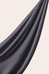 Bamboo Woven Hijab - Midnight Slate