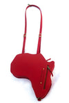Africa Bag / Backpack- Red Leather(Medium)
