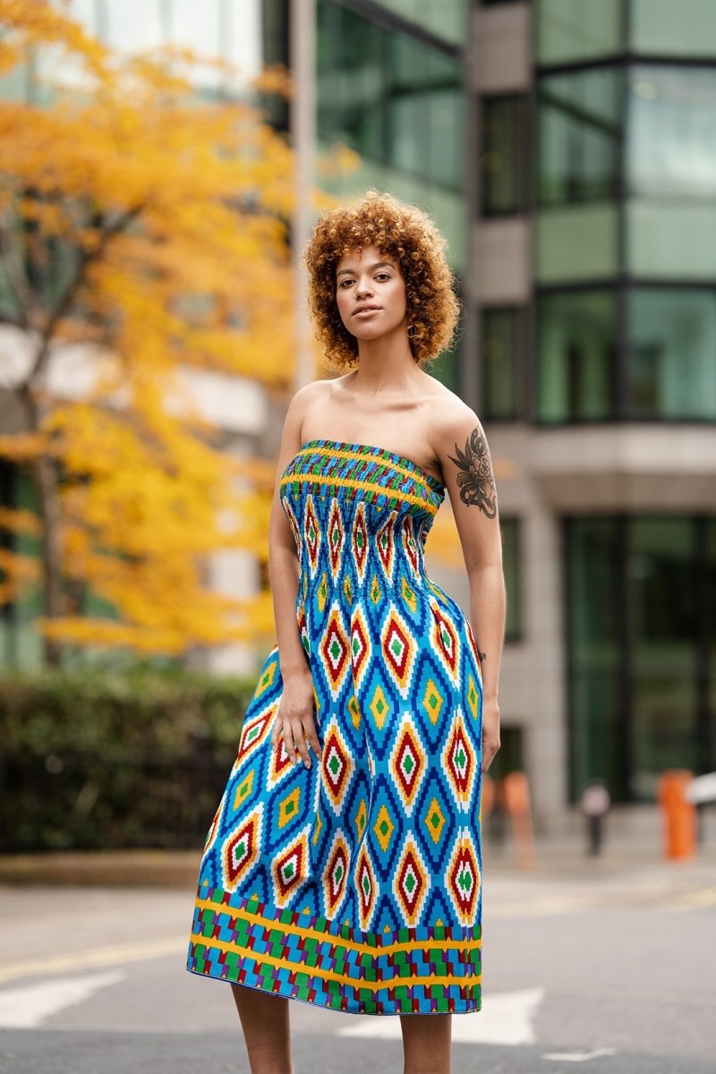 African Dress in Amazing Kente