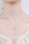 Star &amp; Moon Moissanite Necklace