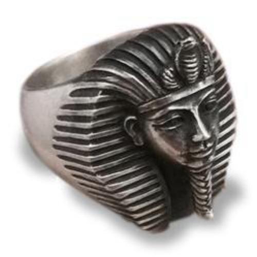 Kemite Egyptian Ptah Pharaoh Ring (Steel)