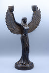 Goddess Isis (Aset) Wings Candlestick Holder
