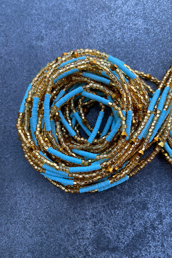 Amadea Flat Tie-On Waist Beads