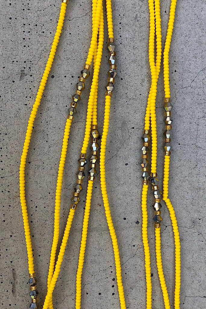 Canary Gold Waist Beads