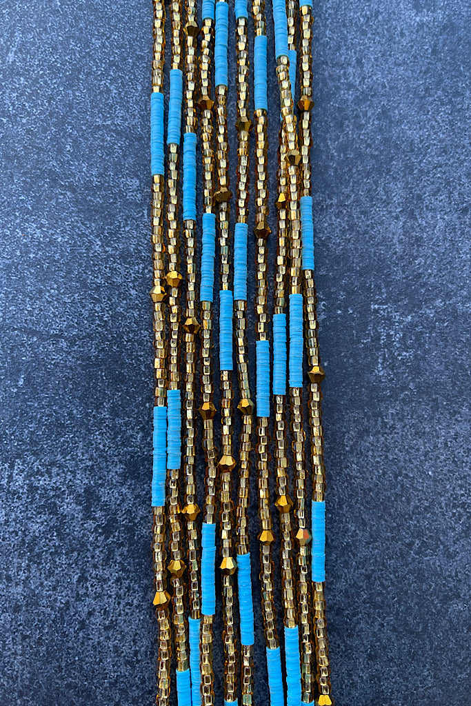 Amadea Flat Tie-On Waist Beads
