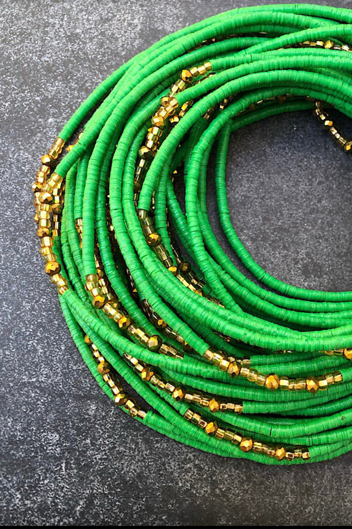 Extended Length 60 Inch Prosperity Tie-On Waist Beads
