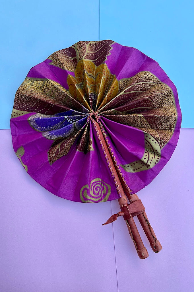 Fluer Ankara Foldable Fan
