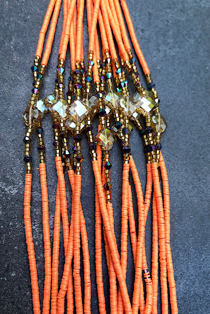Sun Kissed Flat Tie-On Waist Beads