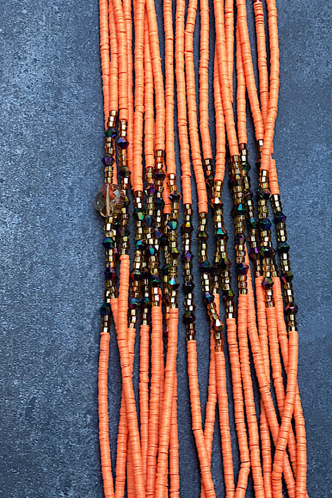 Sun Kissed Flat Tie-On Waist Beads