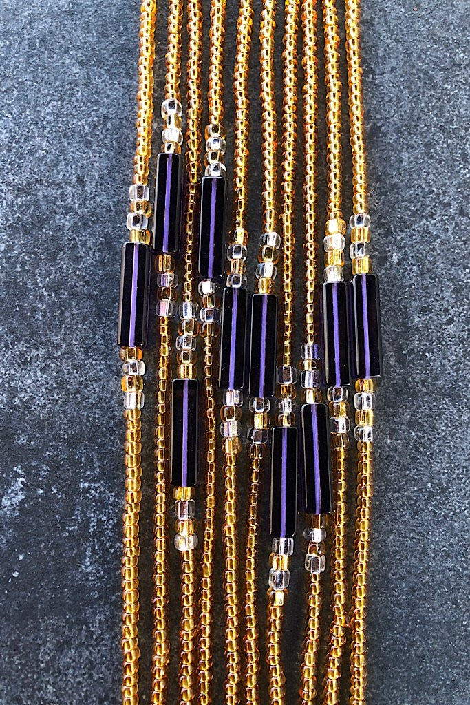 Extended Length 60 Inch Royal Reign Tie-On Waist Beads
