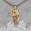 Ancient Kemet Eye of Ra Stainless Steel Necklace
