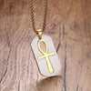 Ancient Egypt Ankh Stainless Steel Pendant Necklace