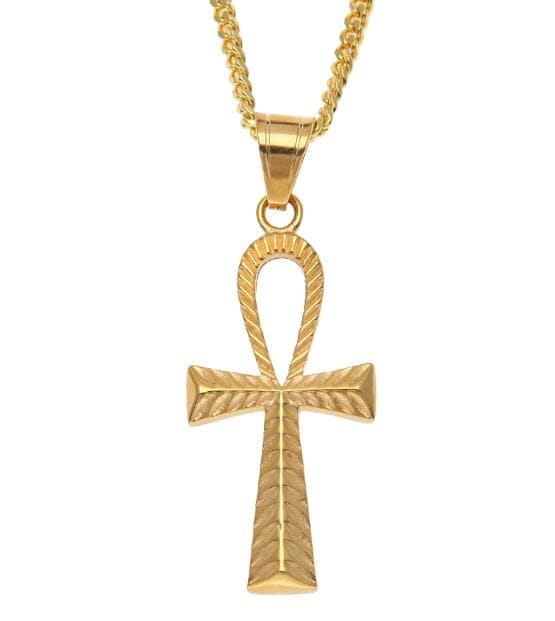 Ancient Kemite Ankh 316 Stainless Steel Necklace