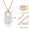 Ancient Egypt Ankh Stainless Steel Pendant Necklace