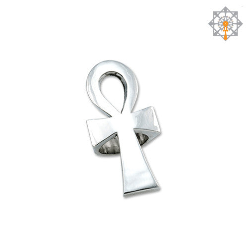 Smooth XL Ankh Ring (Sterling Silver)